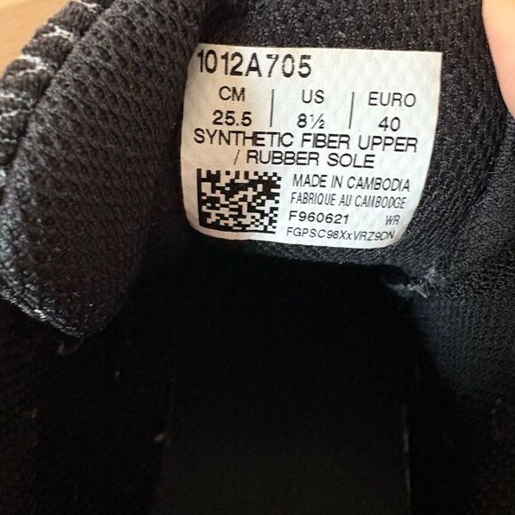 Asics Patriot 12 Running Woman’s Shoes Size 8.5 Black and White - Picture 7 of 7